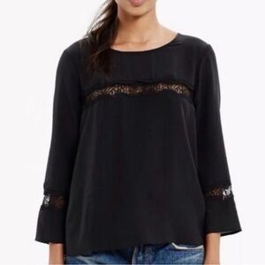 Madewell See Through Lace Top Size Medium